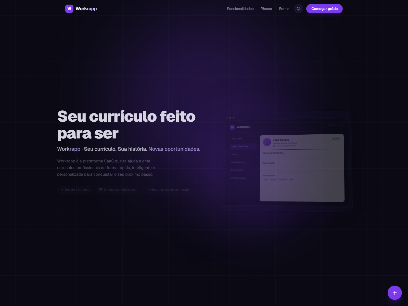 Workrapp — AI resume builder SaaS