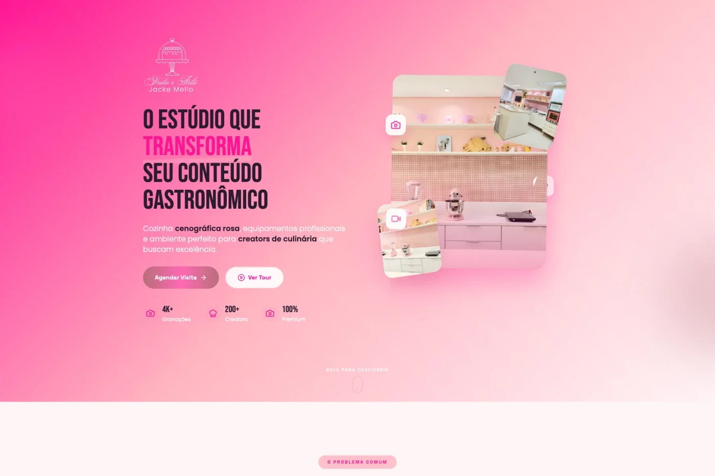 Jacke Mello — Landing page