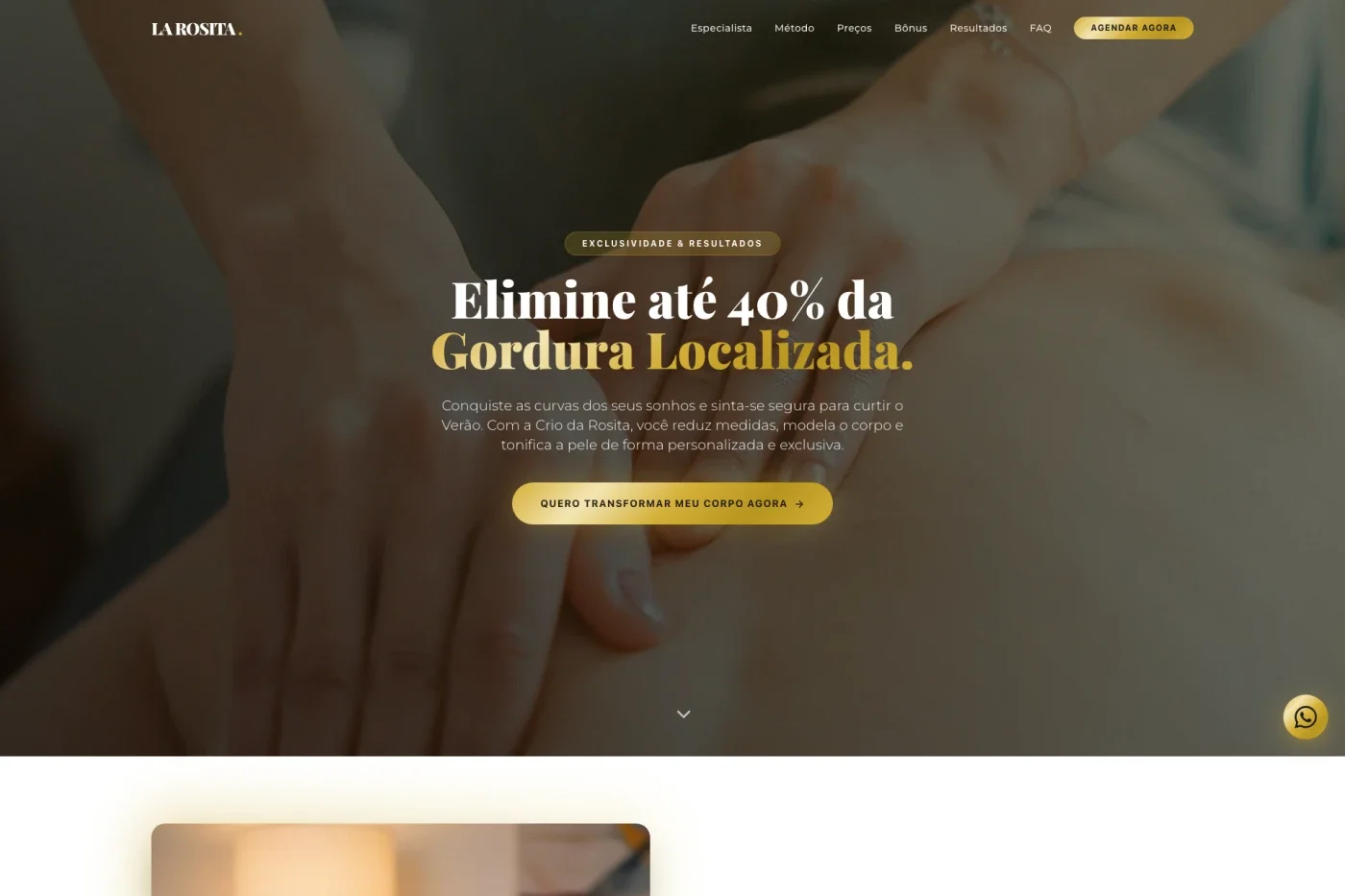 La Rosita — Landing page