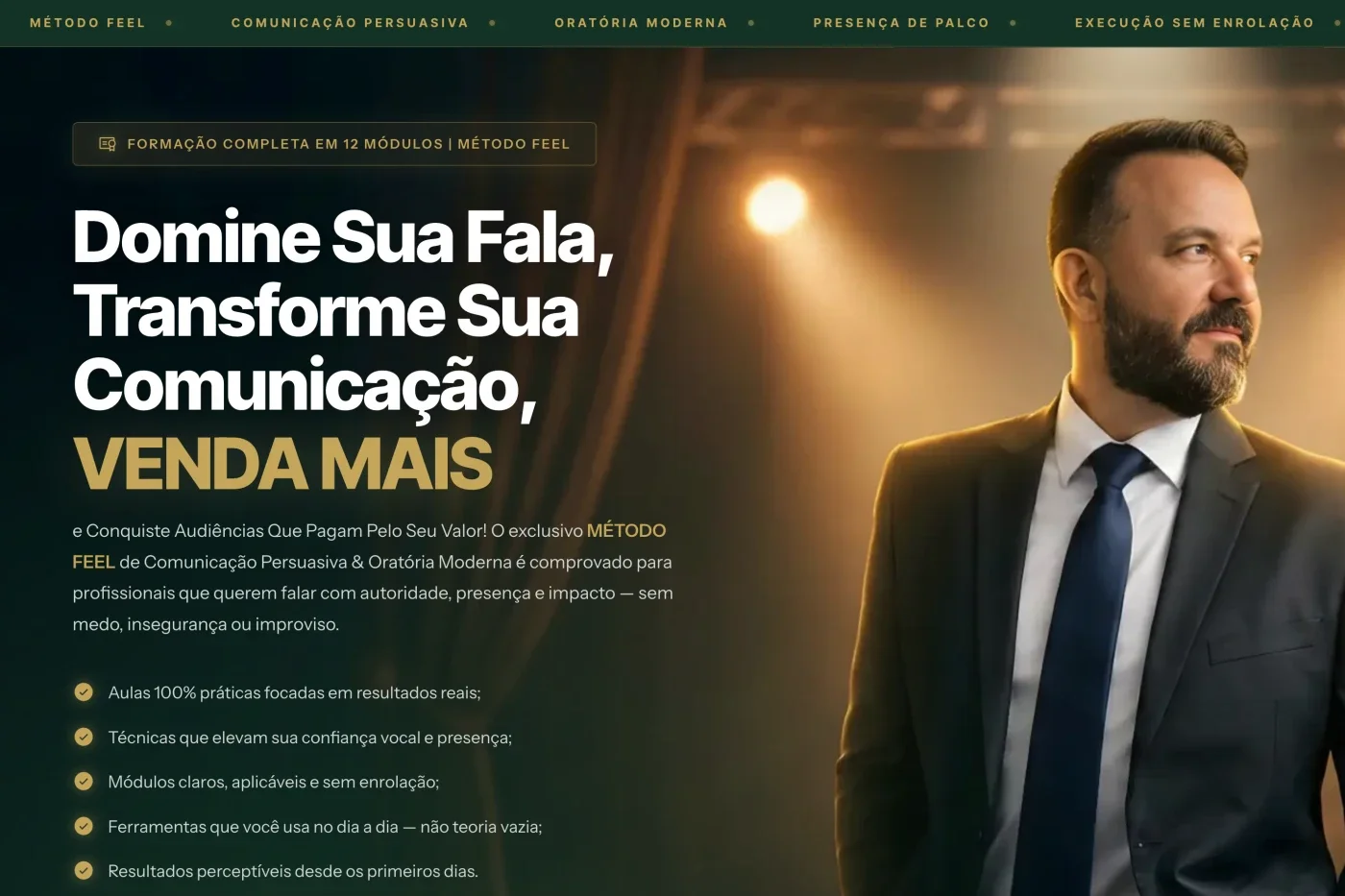 Método Feel — Landing page