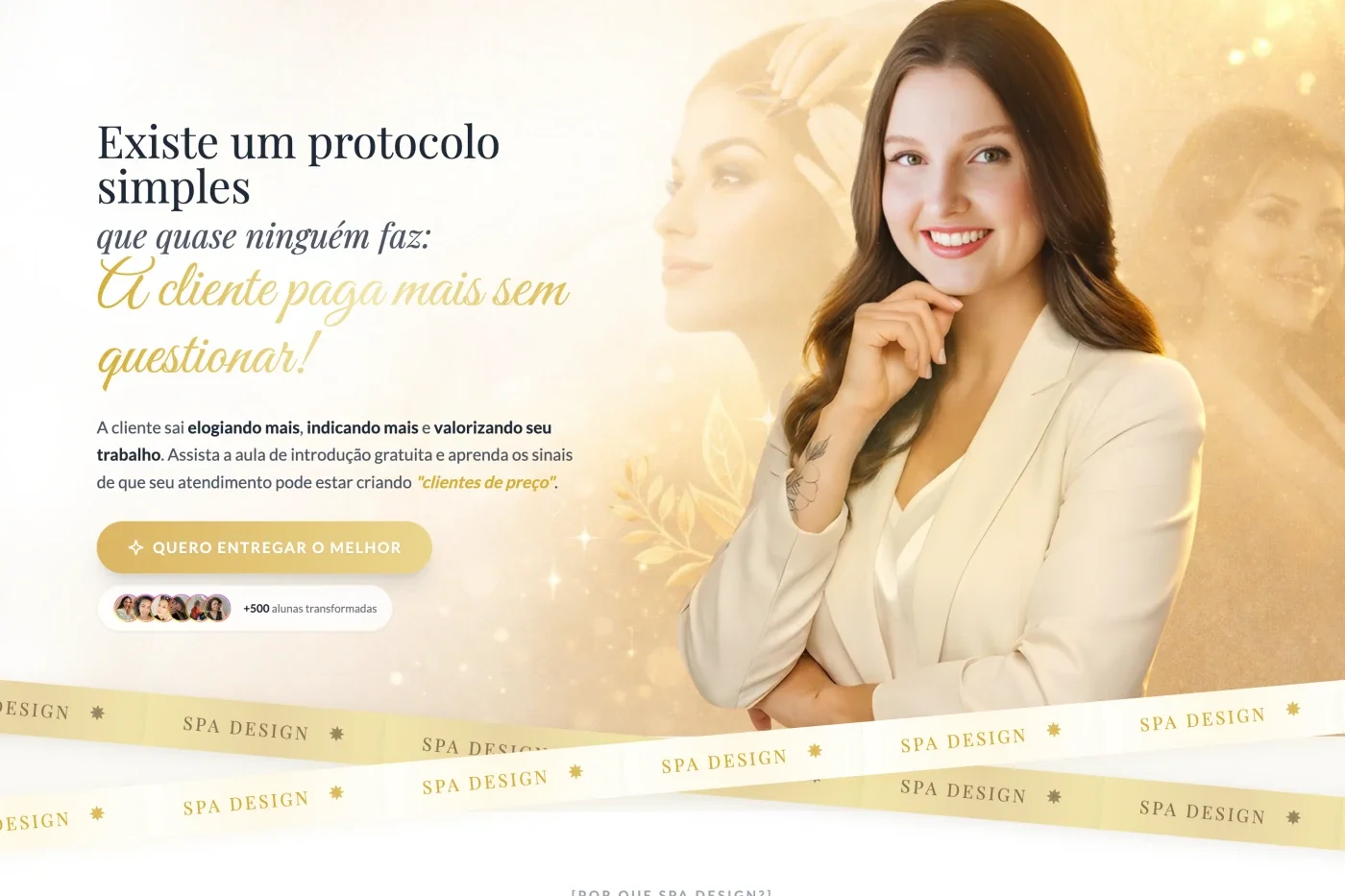 Método Spa Design — Landing page