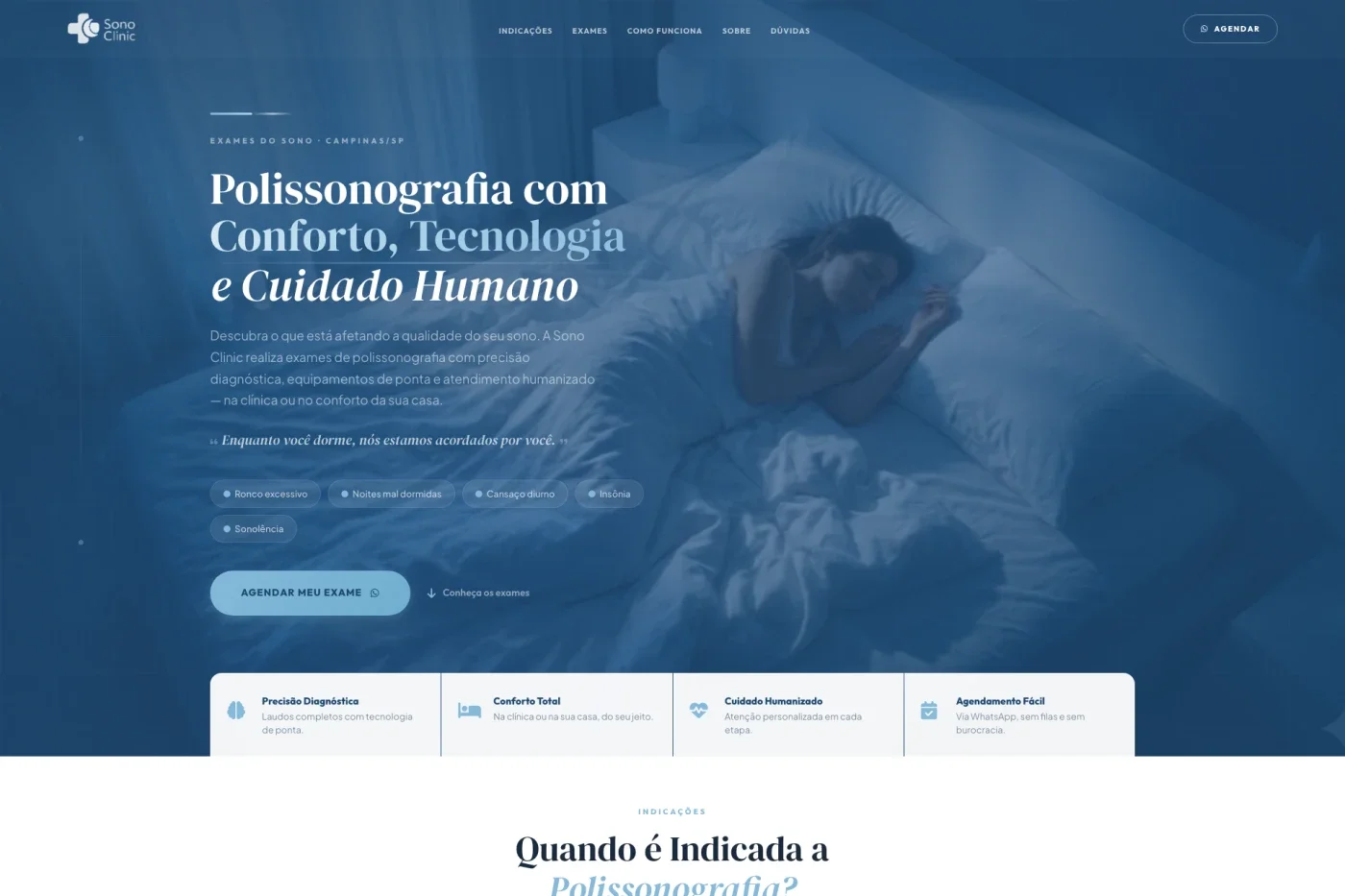 Sono Clinic — Landing page