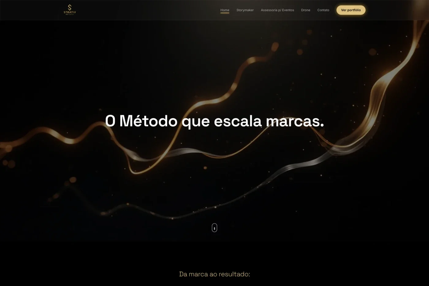 Strativ — Landing page