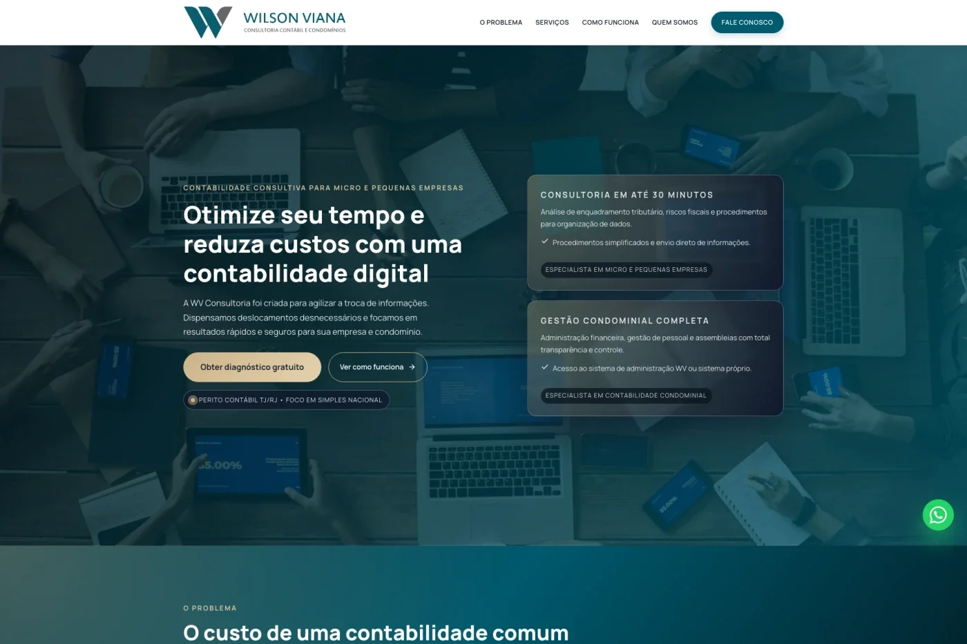 Wilson Viana — Landing page